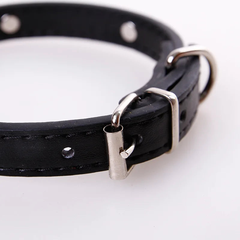 Bone Leather Durable Pet Collar