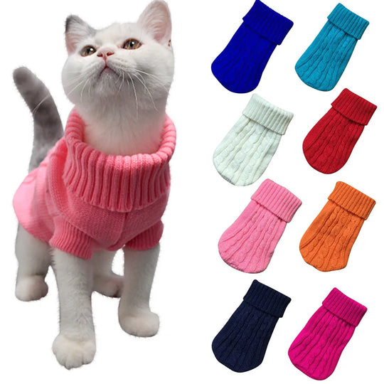 Knitted Sweater (Cats and Small Dogs)